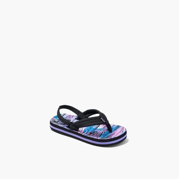 REEF Kids Girls Sandals, Little Ahi, Palm Fronds, 7 - Picture 1 of 1